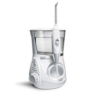 Electric Water Flosser Dental Countertop Professional Oral Irrigator For Teeth, Aquarius, White