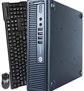 HP EliteDesk 800 G1 Small Form Desktop Computer Tower PC (Intel Quad Core i5-4570, 16GB Ram, 240GB Brand New Solid State SSD, WIFI) Win 10 Pro (Renewed) Dual Monitor Support HDMI + VGA