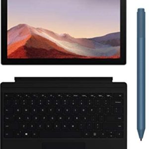 Microsoft Surface Pro 7 MS7 12.3” (2736×1824) 10-Point Touch Display Tablet PC W/Surface Type Cover & Surface Pen, Intel 10th Gen Core i3, 4GB RAM, 128GB SSD, Windows 10, Platinum (Latest Model)