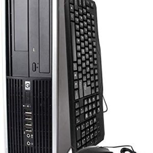 HP Elite 6300 SFF Small Form Factor Business Desktop Computer, Intel Quad-Core i7-3770 up to 3.9Ghz CPU, 16GB RAM, 256GB SSD, DVD, USB 3.0, Windows 10 Professional (Renewed)