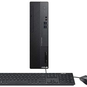 ASUS ExpertCenter D500SA Small Form Factor Desktop PC, Intel Core i5-10400, 12GB DDR4 RAM, 512GB PCIe SSD, Wi-Fi 6, TPM, Windows 10 Professional, Black, D500SA-AB501