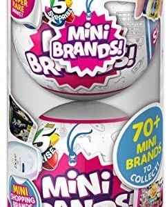 5 Surprise Mini Brands Mystery Capsule Real Miniature Brands Collectible Toy (2 Pack) by ZURU