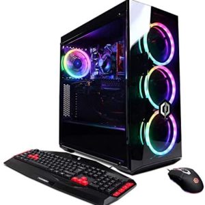 CYBERPOWERPC Gamer Xtreme VR Gaming PC, Intel Core i5-9400F 2.9GHz, NVIDIA GeForce GTX 1660 6GB, 8GB DDR4, 240GB SSD, 1TB HDD, WiFi Ready & Win 10 Home (GXiVR8060A8, Black)